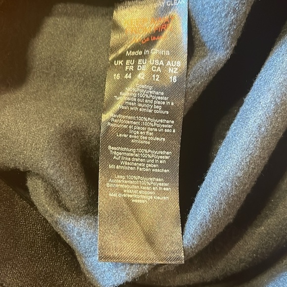 Prettylittlething sz 12 (uk 16) stretch black faux leather side zipper pants - Picture 11 of 11